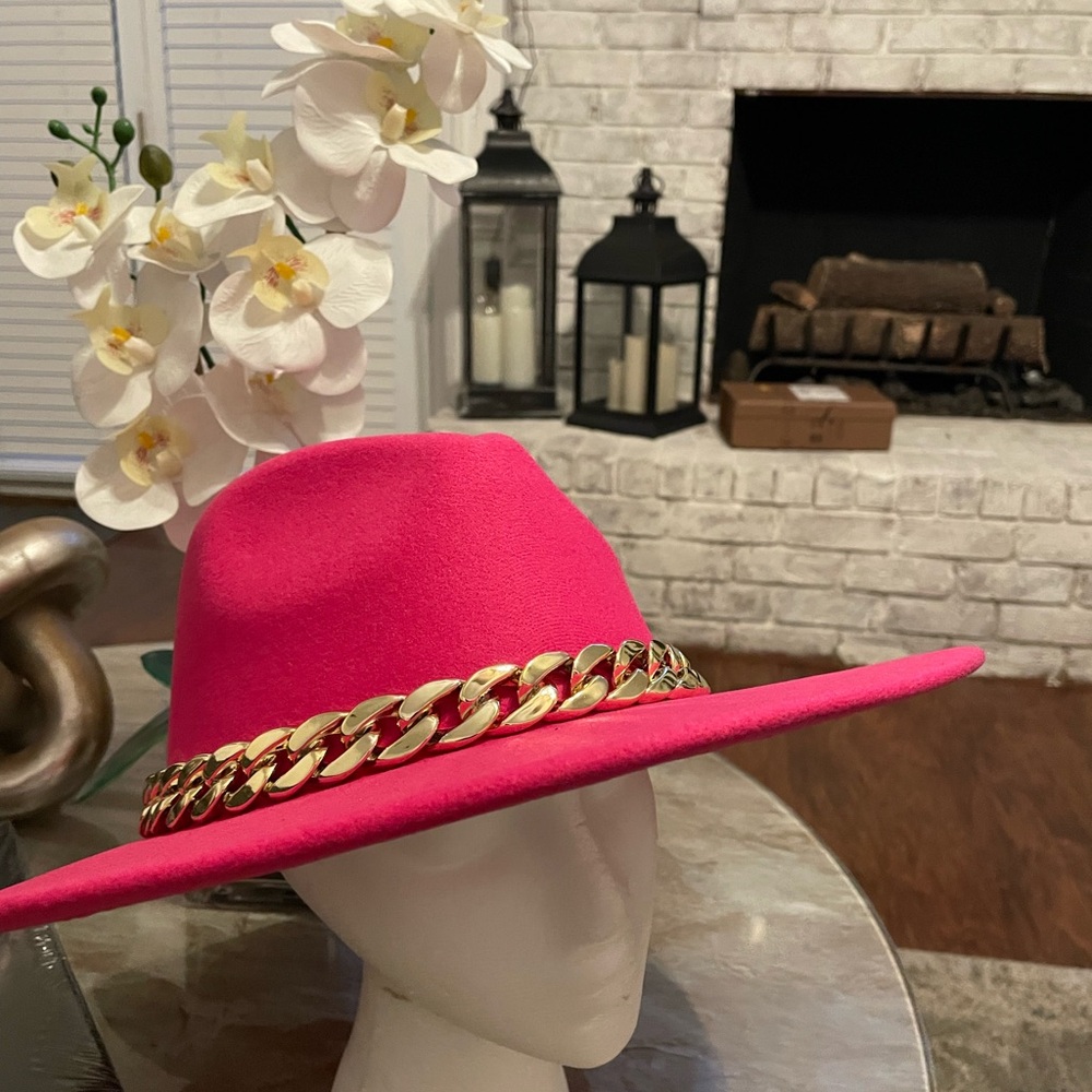 Hot Pink Fedora
